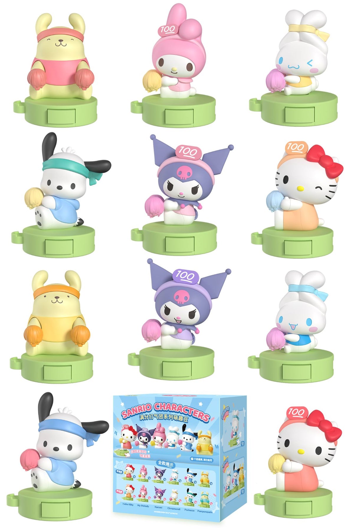 Sanrio Characters Cheering Squad Series Moetch Bean (Blind Box)