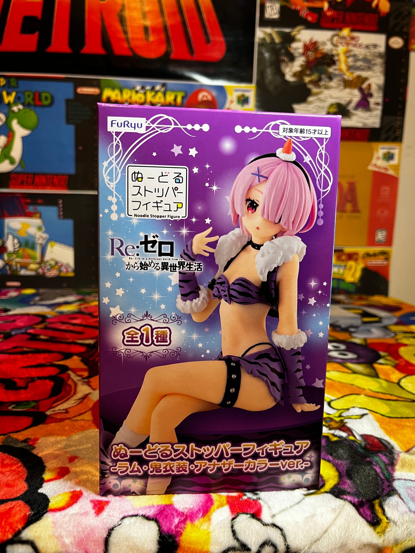 Re:Zero Starting Life in Another World Ram (Demon Costume Purple Ver.) Noodle Stopper Figure
