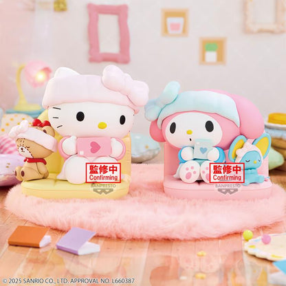 Sanrio Nakayoshi Memories Relaxing Time at Home Hello Kitty Figure
