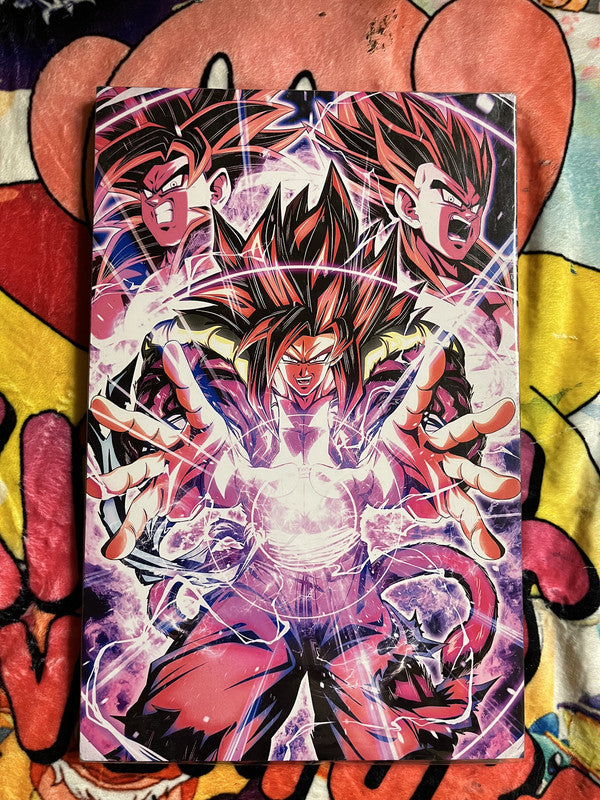 11 By 17 Poster:  SSJ4 Gogeta Purple