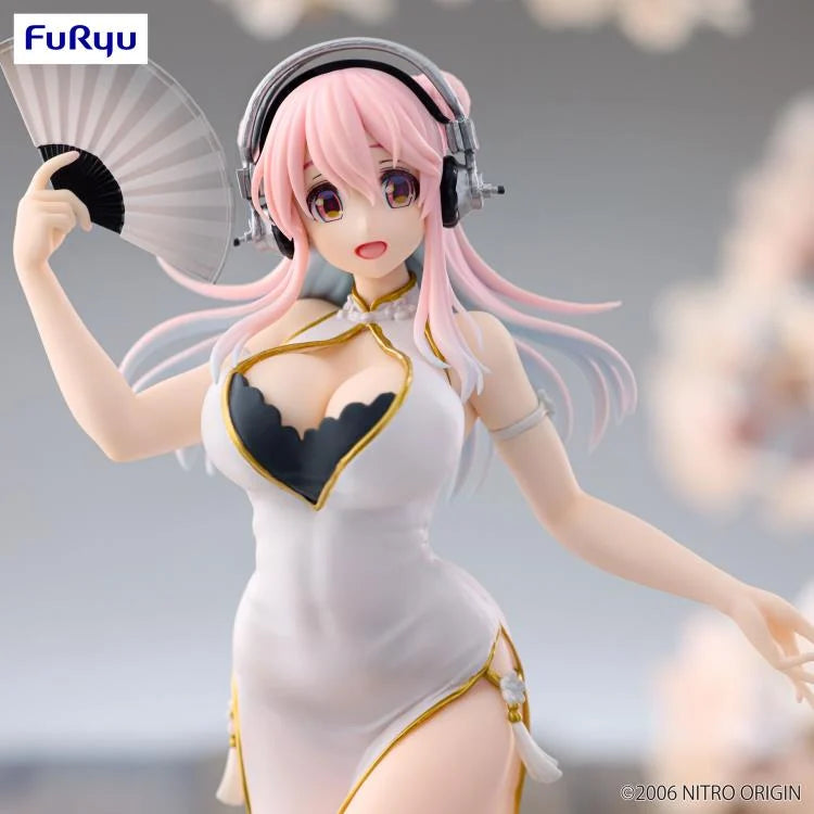 Nitroplus Trio-Try-iT Super Sonico (White China Dress Ver.) Figure
