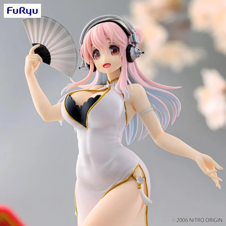 Nitroplus Trio-Try-iT Super Sonico (White China Dress Ver.) Figure