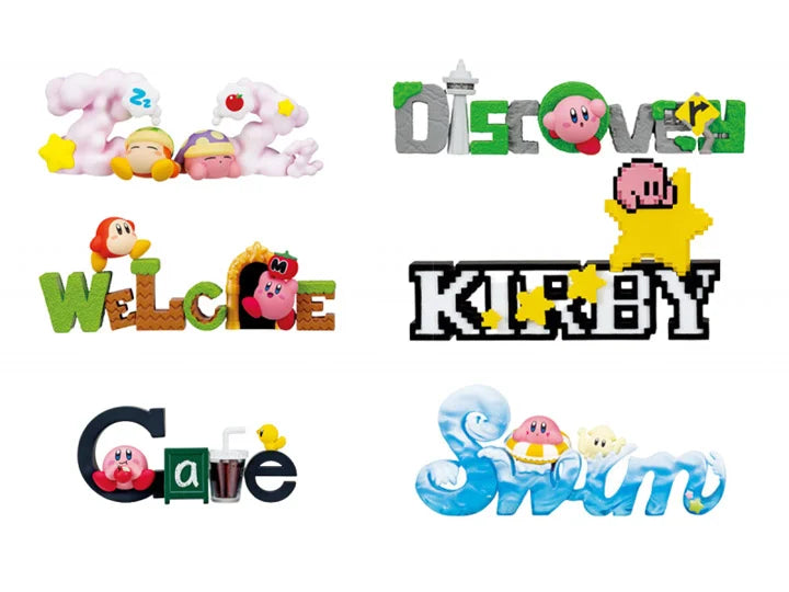 Re-Ment Kirby & Words Boxed Set of 6 Figures