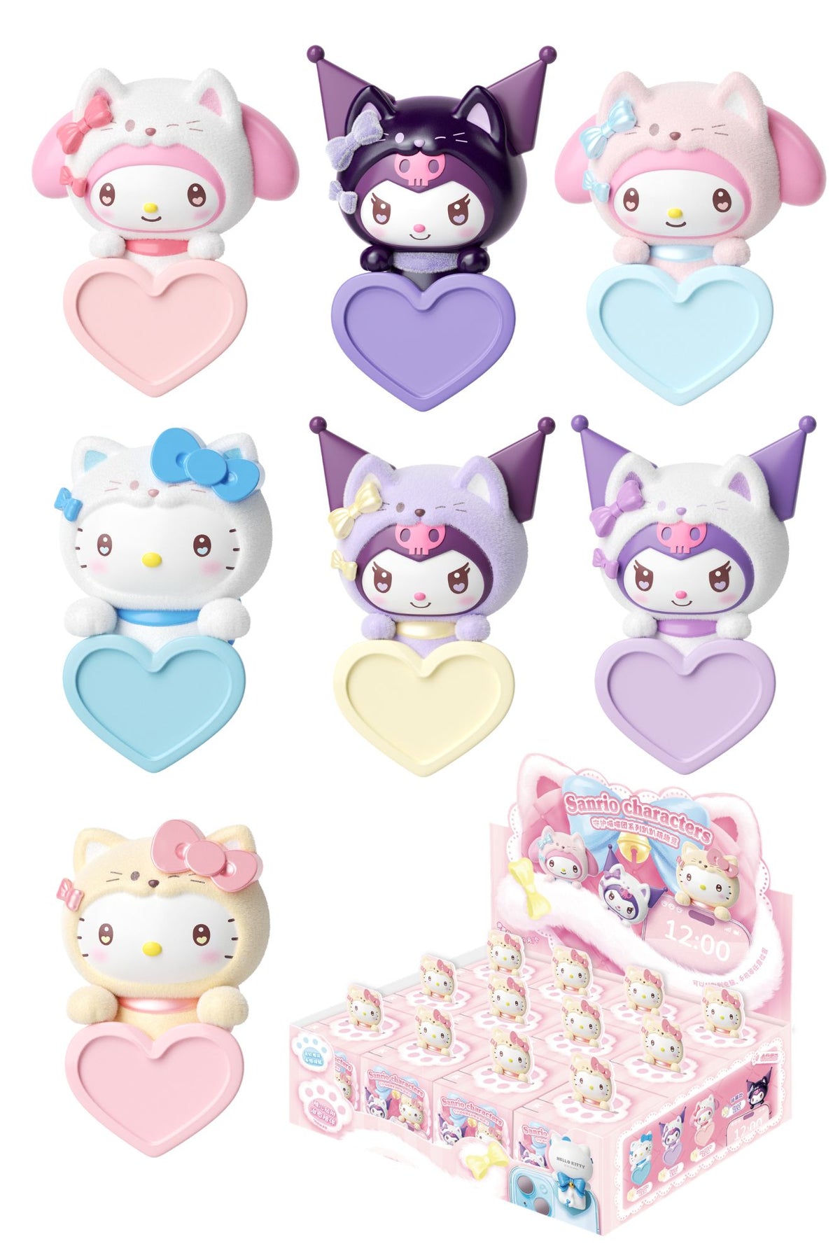 MOETCH Sanrio Characters Guardian Meow Squad Series Lying Bean (Blind Box)