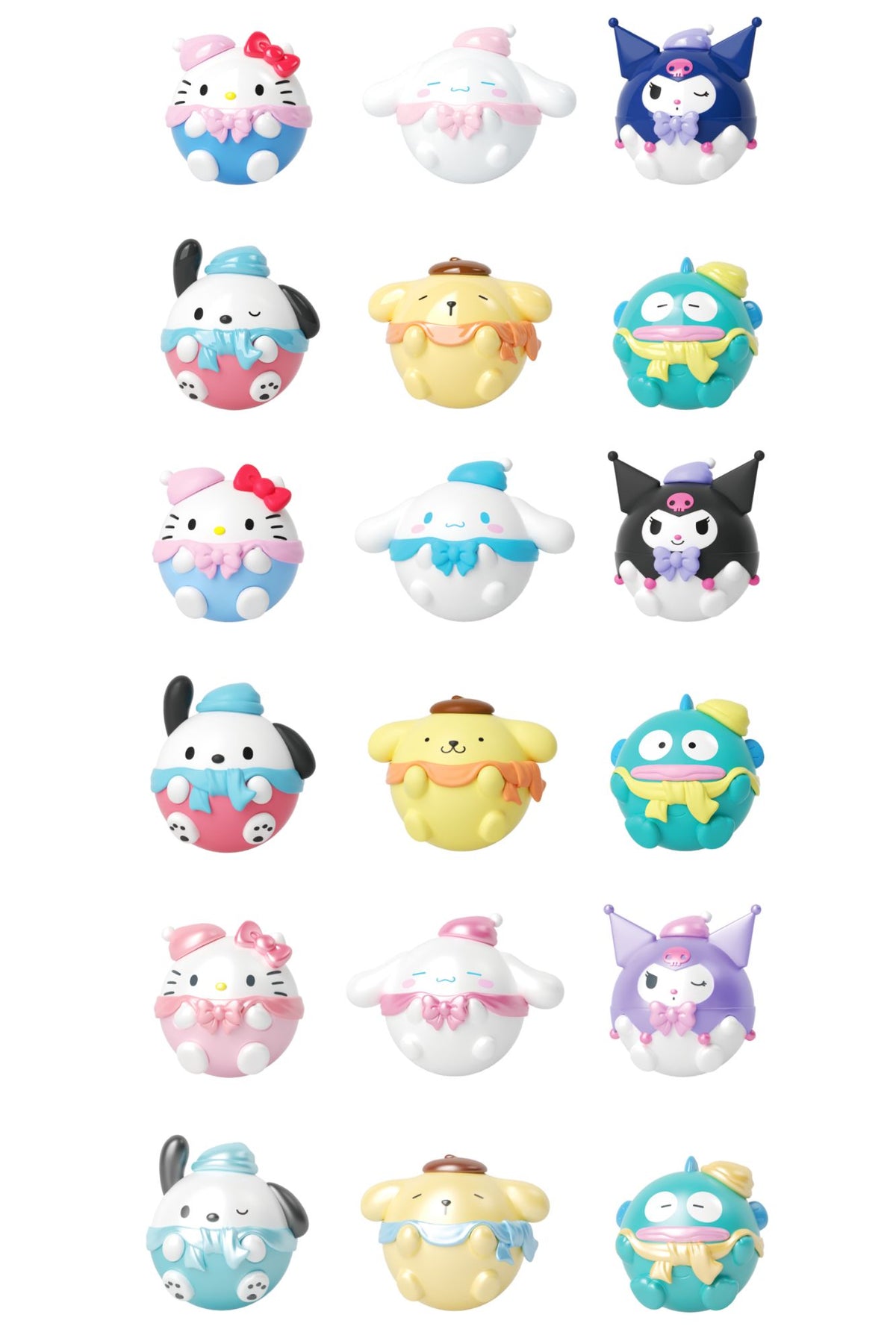Sanrio Characters Round Chubby Series Moetch Bean (Blind Box)
