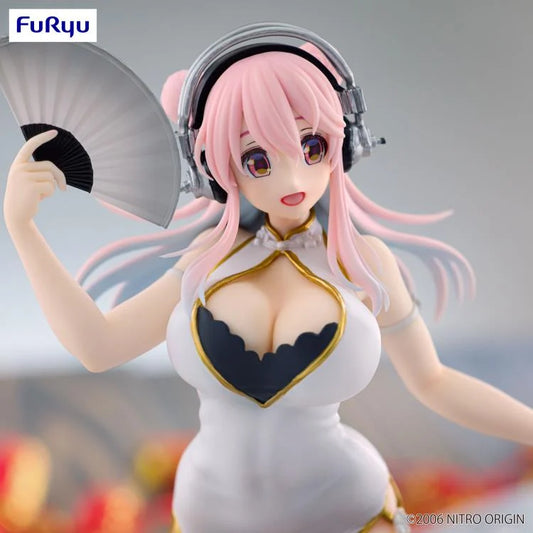 Nitroplus Trio-Try-iT Super Sonico (White China Dress Ver.) Figure