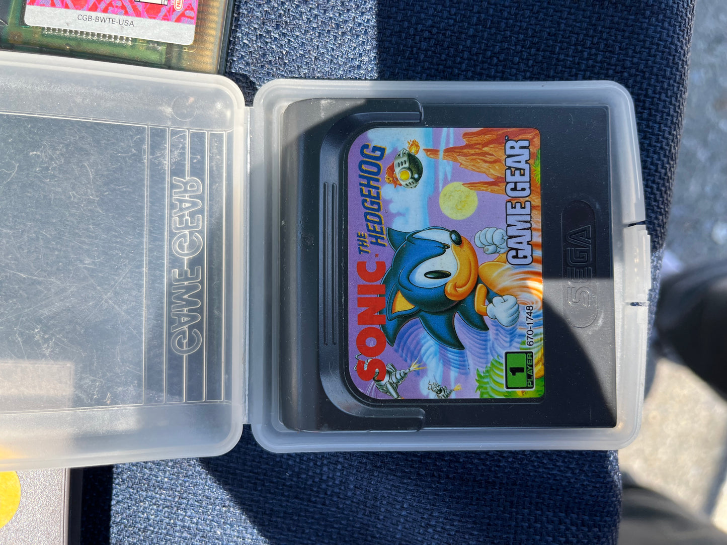 Sonic 1 and 2 game gear bundle