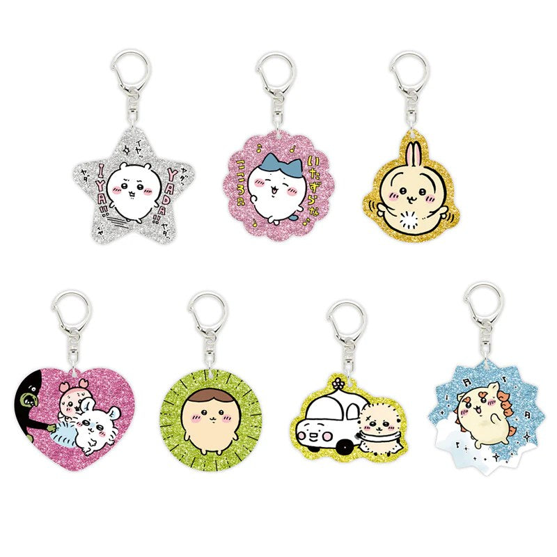 Chiikawa Glitter Acrylic Keyholder Vol. 4 Blind Box Asst