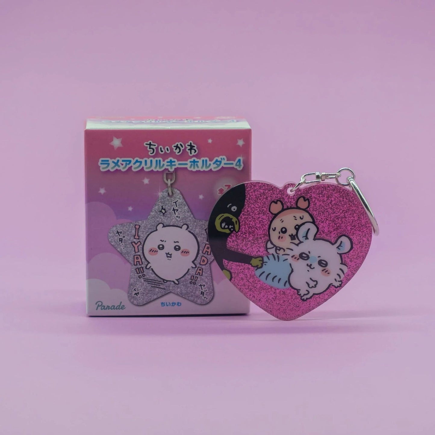 Chiikawa Glitter Acrylic Keyholder Vol. 4 Blind Box Asst