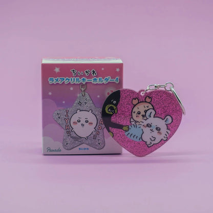 Chiikawa Glitter Acrylic Keyholder Vol. 4 Blind Box Asst