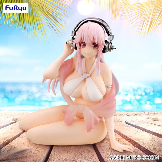Nitroplus Super Sonico (White Bikini Ver.) Noodle Stopper Figure