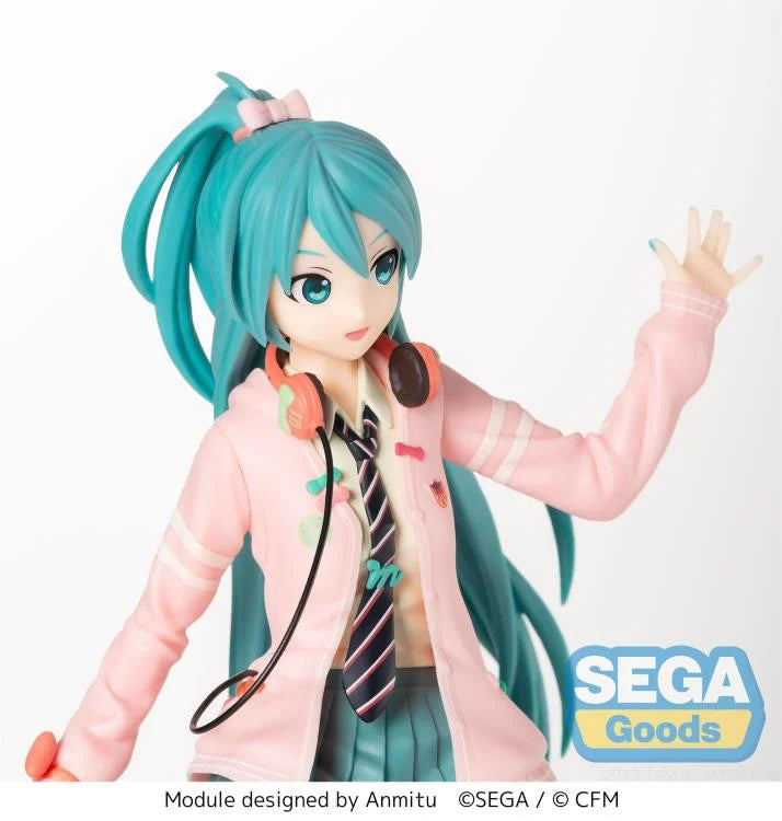 Hatsune Miku Project DIVA Arcade Future Tone Hatsune Miku (Ribbon Girl) Super Premium Figure (Reissue)