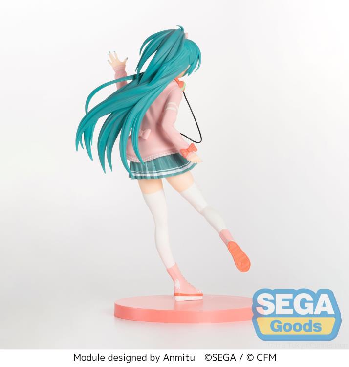 Hatsune Miku Project DIVA Arcade Future Tone Hatsune Miku (Ribbon Girl) Super Premium Figure (Reissue)