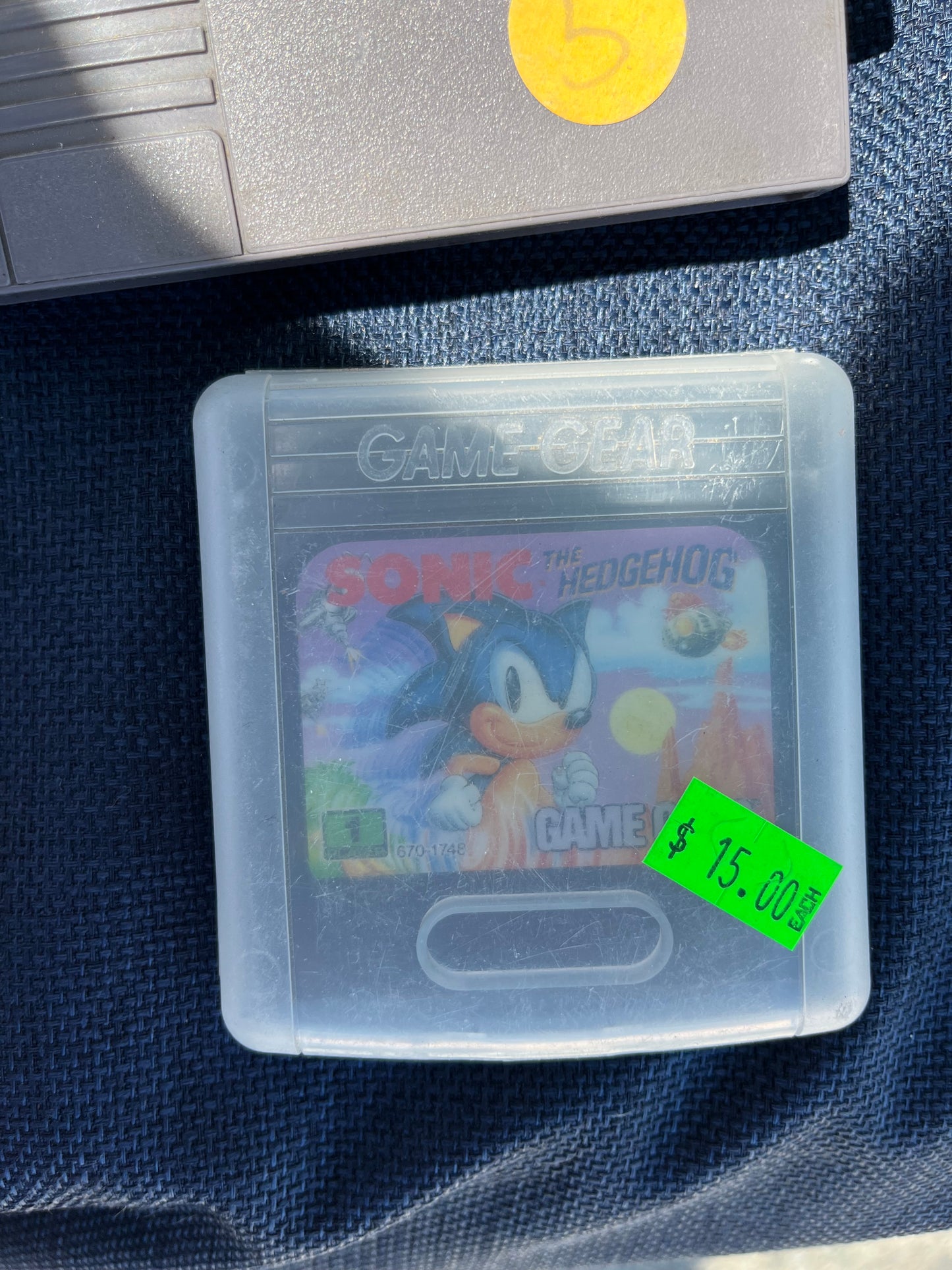 Sonic 1 and 2 game gear bundle