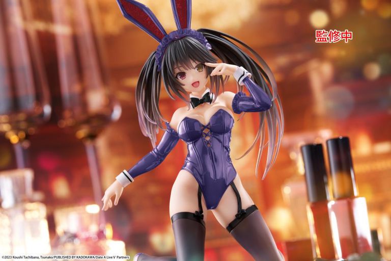 Date A Live V Desktop Cute Kurumi Tokisaki (Bunny Ver.) Figure (Renewal Edition)