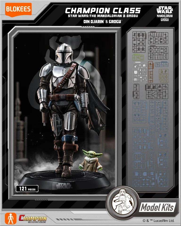 Star Wars: The Mandalorian & Grogu Champion Class CC05 Din Djarin & Grogu Model Kit