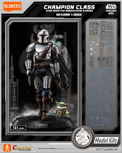 Star Wars: The Mandalorian & Grogu Champion Class CC05 Din Djarin & Grogu Model Kit