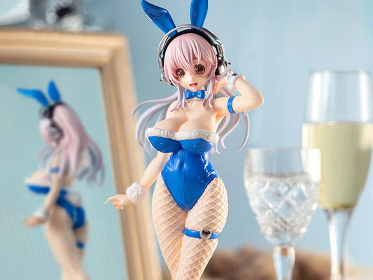 Nitroplus BiCute Bunnies Super Sonico (Blue Rabbit Ver.) Figure