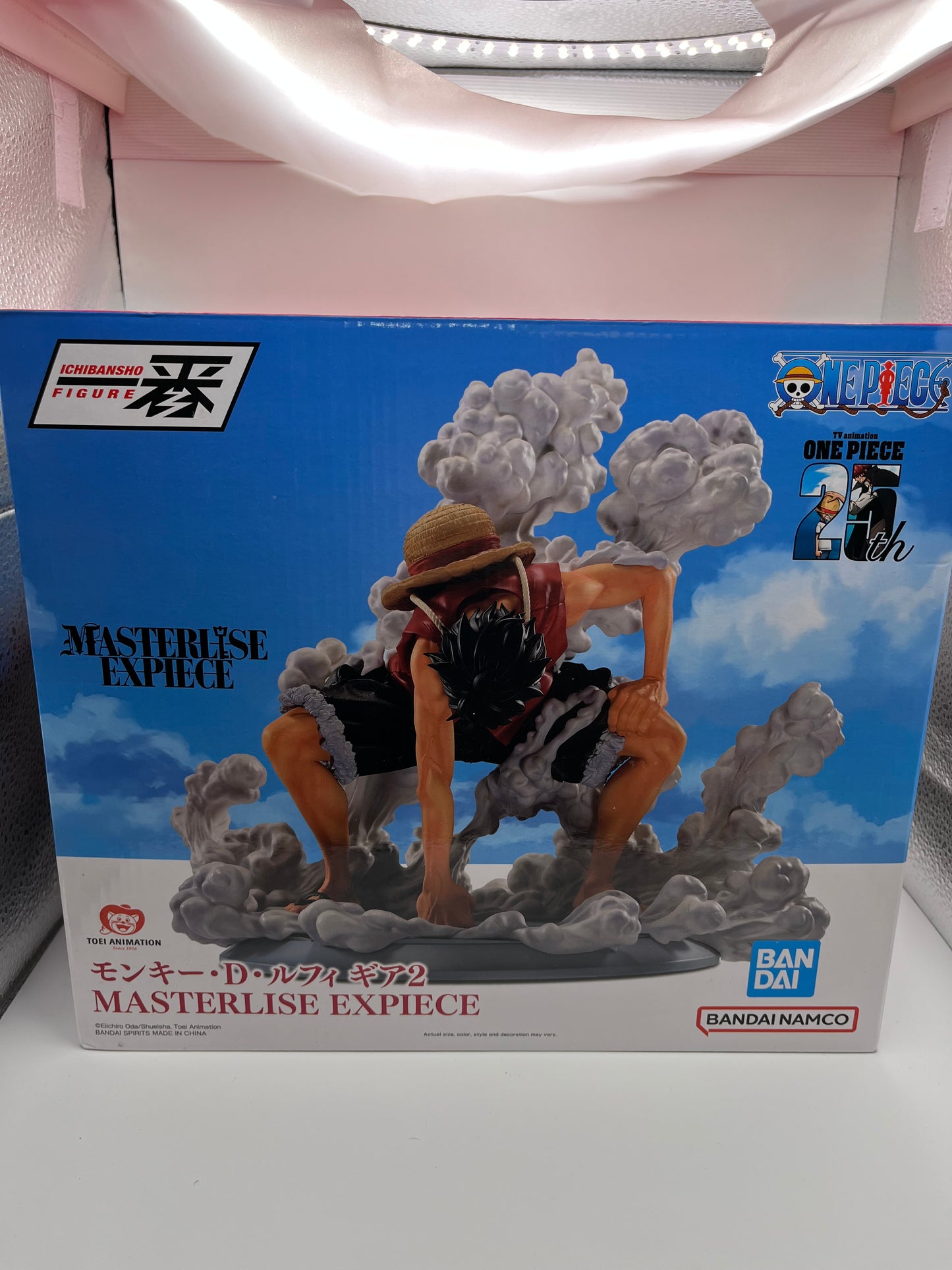 One Piece Ichibansho Masterlise Expiece Monkey D. Luffy (Gear 2) (Road to King of the Pirates) Figure