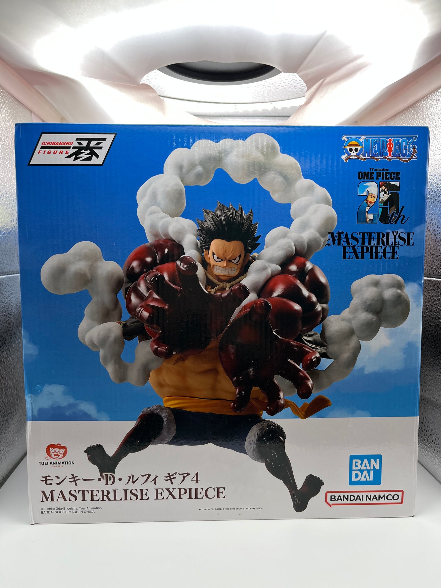One Piece Ichibansho Masterlise Expiece Monkey D. Luffy (Gear 4) (Road to King of the Pirates) Figure