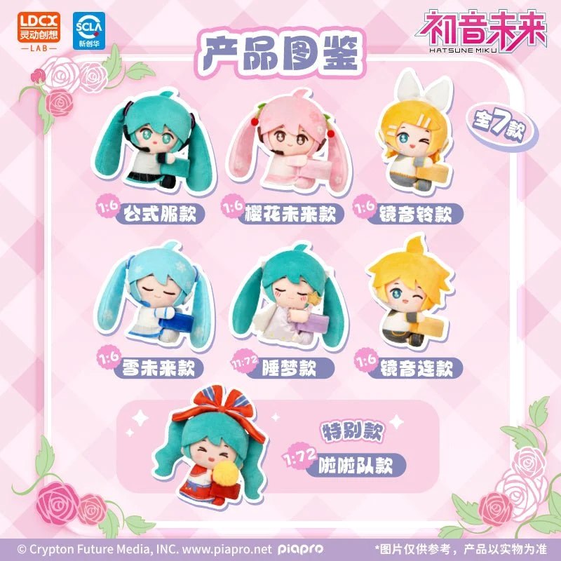 LDCX- Hatsune Miku- Hagugu-Plush Series vol.1