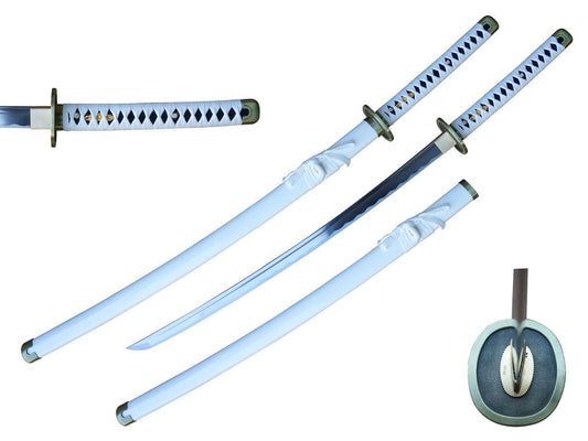 Metal 41" 1045 Hand Forge Carbon Steel Fantasy Sword White - Zoro Wado Ichimonji
