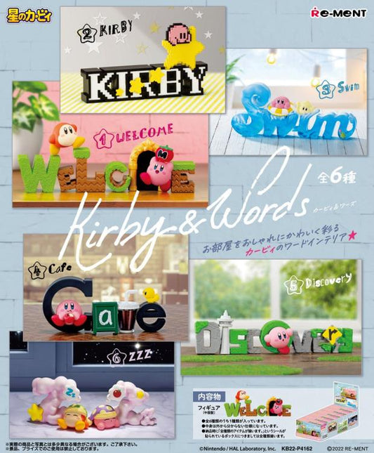 Re-Ment Kirby & Words Boxed Set of 6 Figures