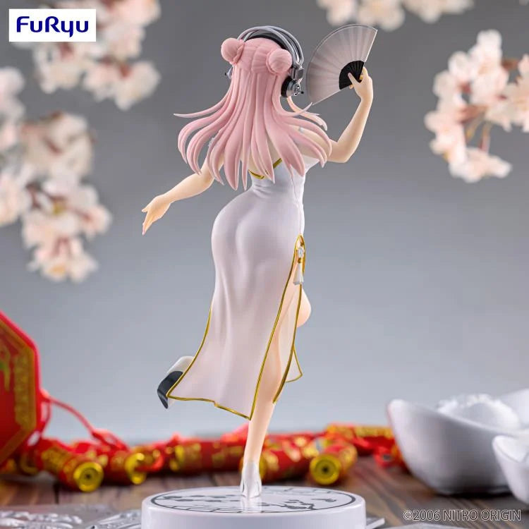 Nitroplus Trio-Try-iT Super Sonico (White China Dress Ver.) Figure