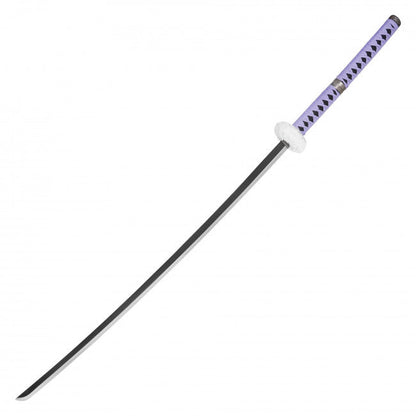 Metal 52-1/2" White feather tsuba samurai sword (Extra Long Vers.) - Trafalgar Law