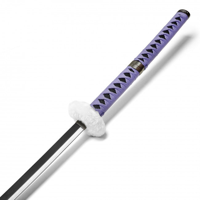 Metal 52-1/2" White feather tsuba samurai sword (Extra Long Vers.) - Trafalgar Law