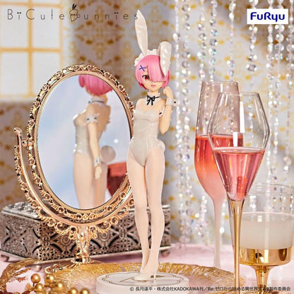 Re:Zero Starting Life in Another World BiCute Bunnies Ram (White Pearl Color Ver.) Figure