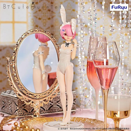 Re:Zero Starting Life in Another World BiCute Bunnies Ram (White Pearl Color Ver.) Figure