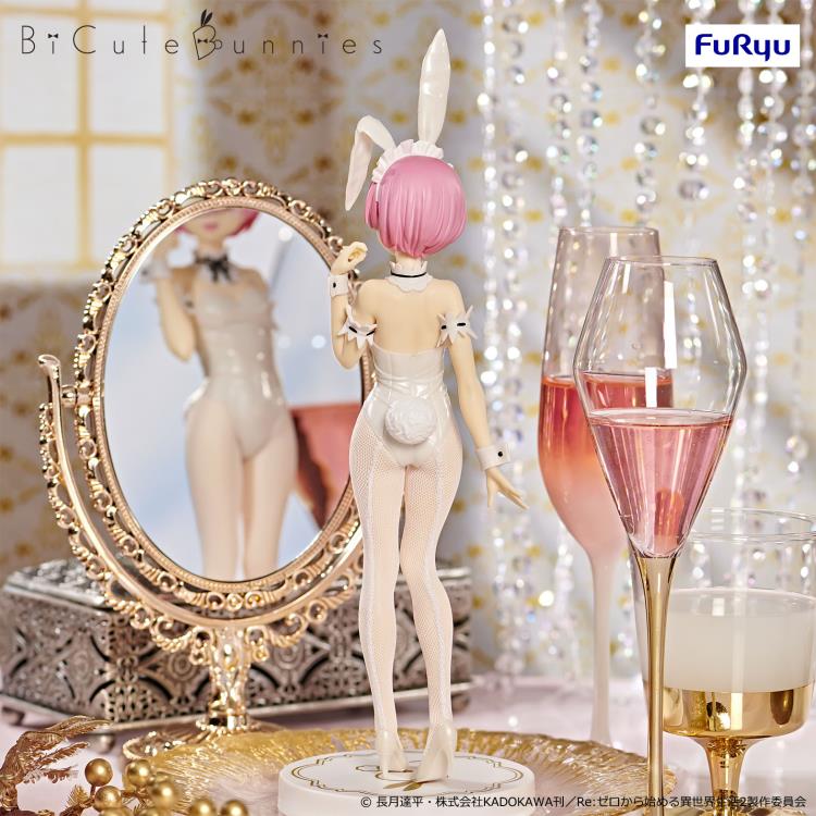 Re:Zero Starting Life in Another World BiCute Bunnies Ram (White Pearl Color Ver.) Figure