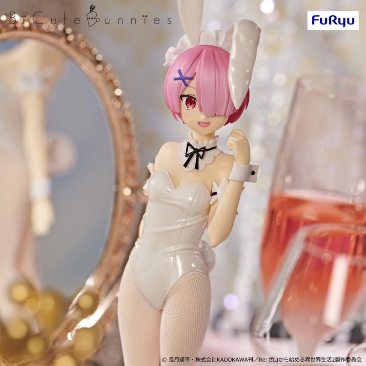 Re:Zero Starting Life in Another World BiCute Bunnies Ram (White Pearl Color Ver.) Figure